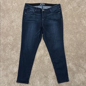 Wit & Wisdom dark Denim skinny jeans sz 20